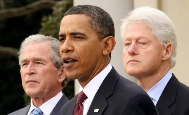 Bush, Obama, Clinton