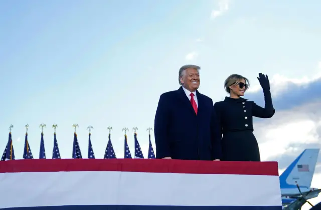Donald Trump veda töreninde