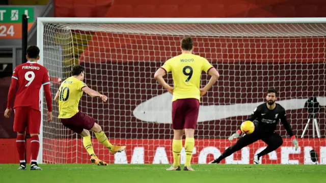 Burnley na Liverpool