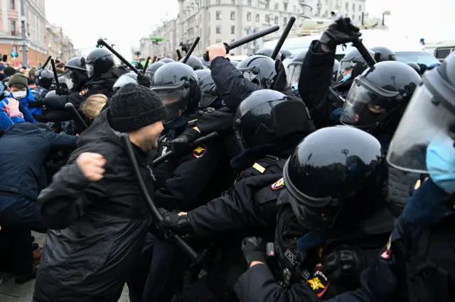 Митинги в Москве