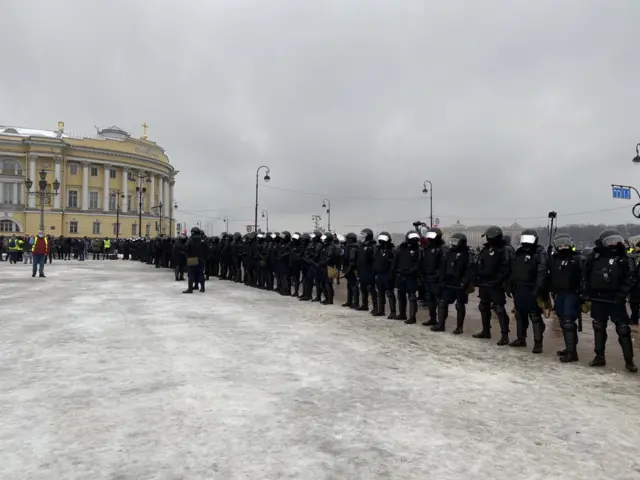Оцепление на Сенатской площади