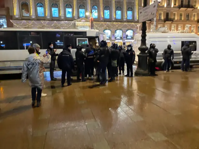 Протесты в Петербурге