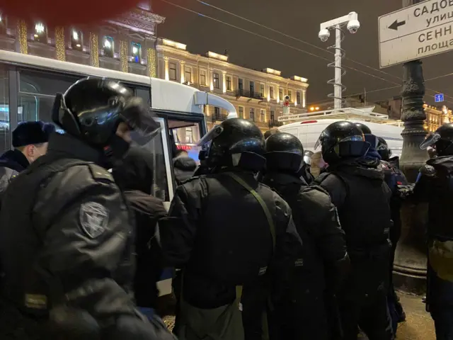 Протесты в Петербурге