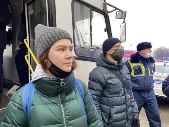 Задержанные на Сенатской площади