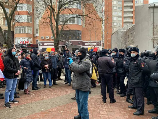 Протест в Ростове