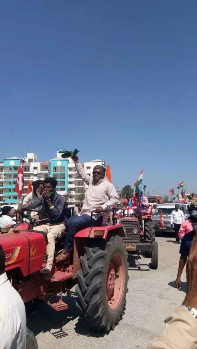 गणतंत्र दिवस पर बेंगलुरु में कैसे रही किसान रैली