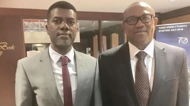 Reno Omokri na Peter Obi
