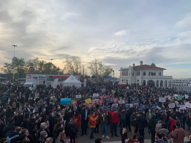 Kadıköy'de eylem