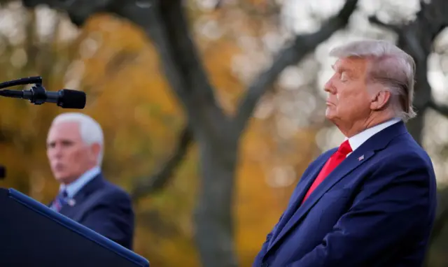 Mike Pence na Donald Trump