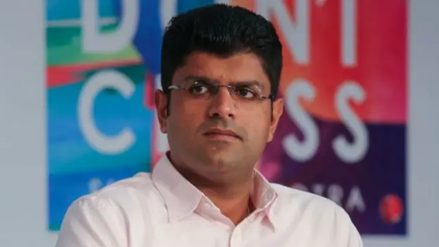 हरियाणा के उपमुख्यमंत्री दुष्यंत चौटाला