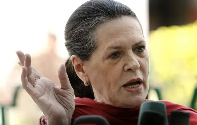 कांग्नेस नेता सोनिया गांधी