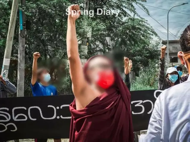 Monk Protesters