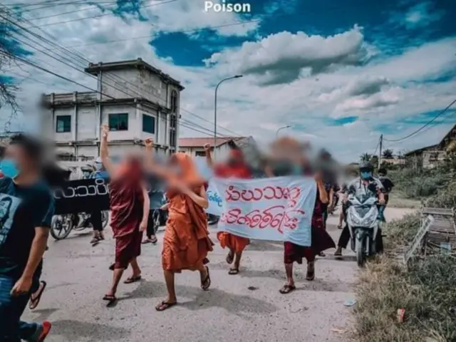 Monk Protesters