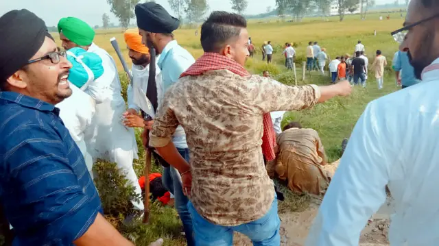 लखीमपुर खीरी में हिंसा