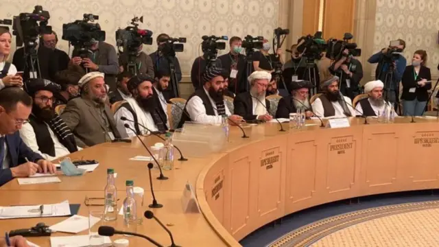 نشست مسکو با حضور نمایندگان طالبان و نمایندگان ده کشور از جمله روسیه، چین، ایران، هند و پاکستان آغاز شد
