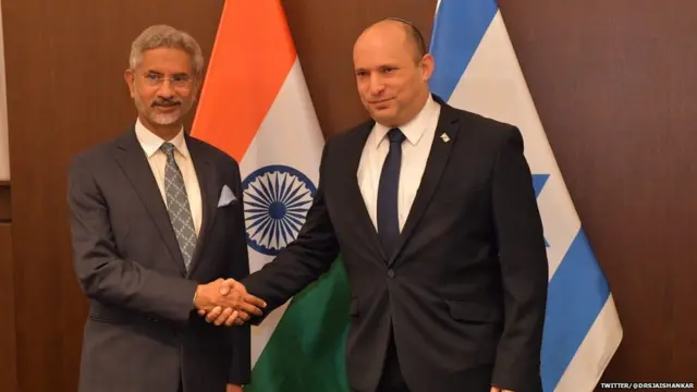 एस जयशंकर और बेनेट नेफ़्टाली