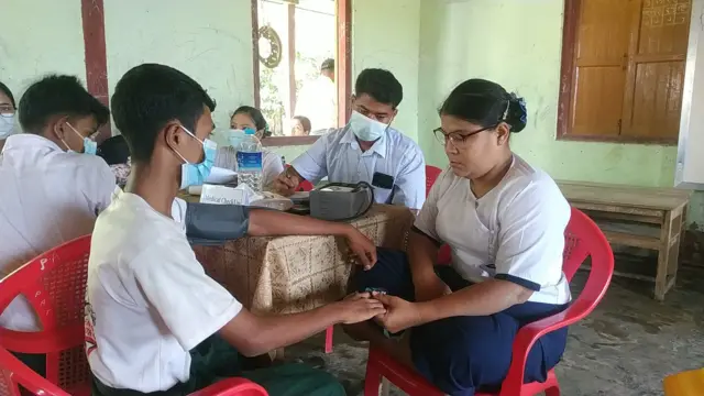 Covid vaccination, Rakkhine, Oct 23