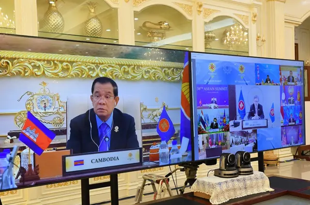 အာဆီယံထိပ်သီးဆွေးနွေးပွဲ - မြန်မာကို မဖယ်ကျဉ်ခဲ့လို့ ကမ္ဘောဒီးယားဝန်ကြီးချုပ်ပြော