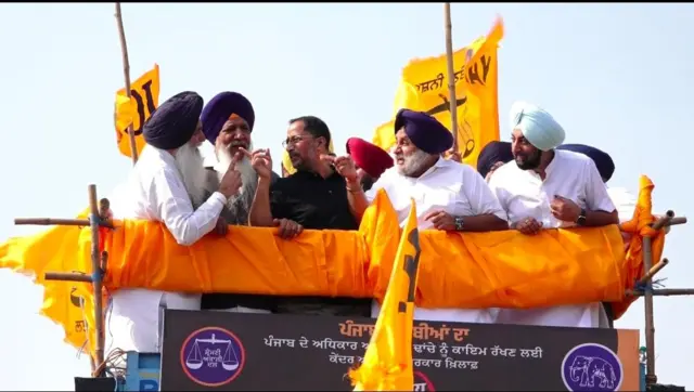 अकाली दल का विरोध प्रदर्शन