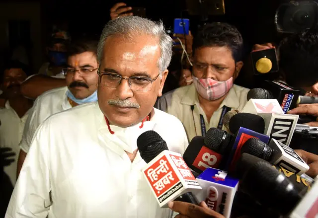 कांग्रेस नेता भूपेश बघेल