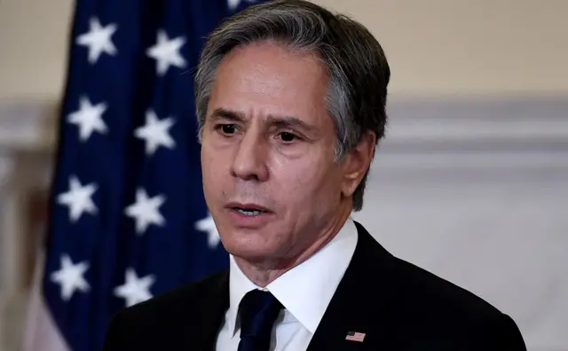 अमेरिकी विदेश मंत्री एंथनी ब्लिंकन