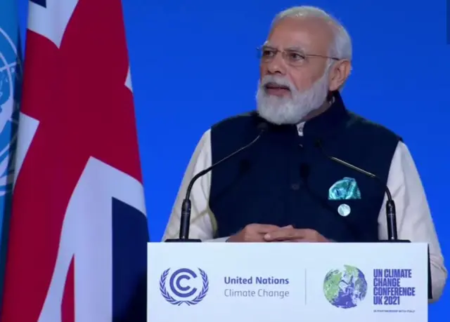 ਭਾਰਤ ਦੇ ਪ੍ਰਧਾਨ ਮੰਤਰੀ ਨਰਿੰਦਰ ਮੋਦੀ