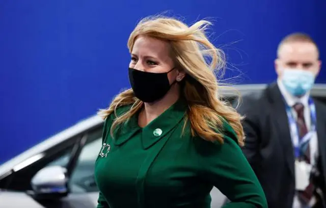 Slovakia's President Zuzana Caputova