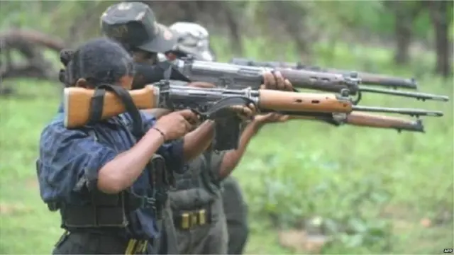 नक्सल लड़ाकों की फाइल फोटो