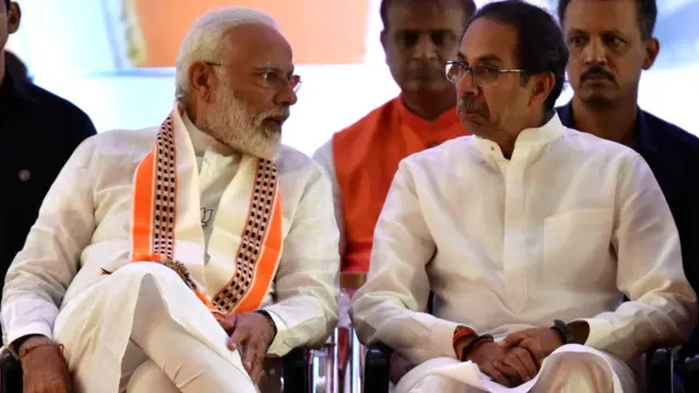 नरेंद्र मोदी और उद्धव ठाकरे
