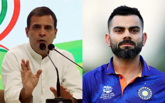 राहुल गांधी और विराट कोहली