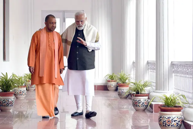 योगी आदित्यनाथ और नरेंद्र मोदी