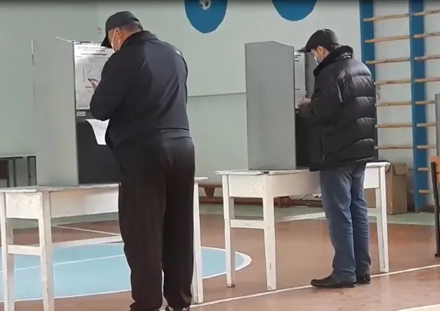 Ош шаарында шайлоо