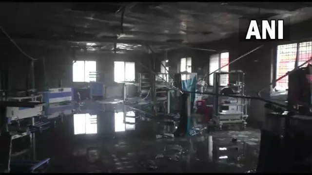 जला हुआ अस्पताल