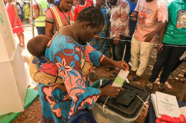 Young voters come out to vote