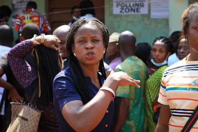 Anger for polling centre