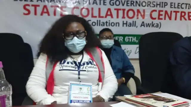 INEC Returning officer, Prof. Florence Obi