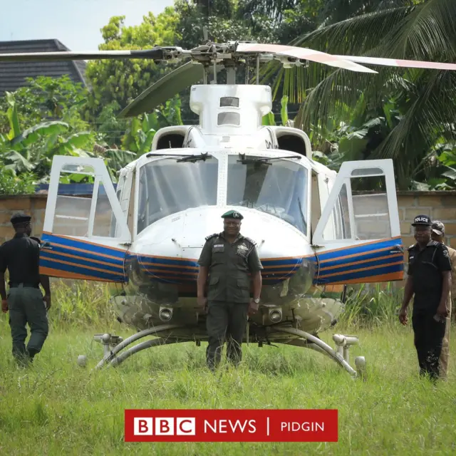 Police patrol helicopter