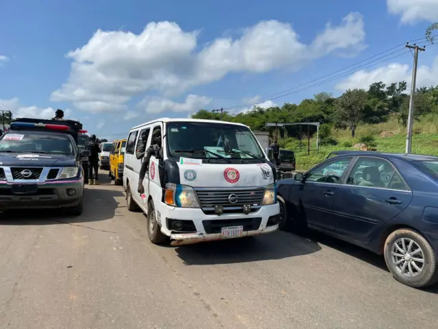 Buses deliver election materials