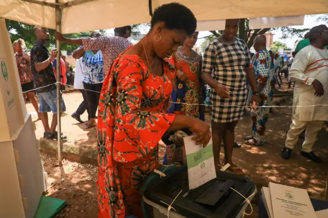 Voting in progress