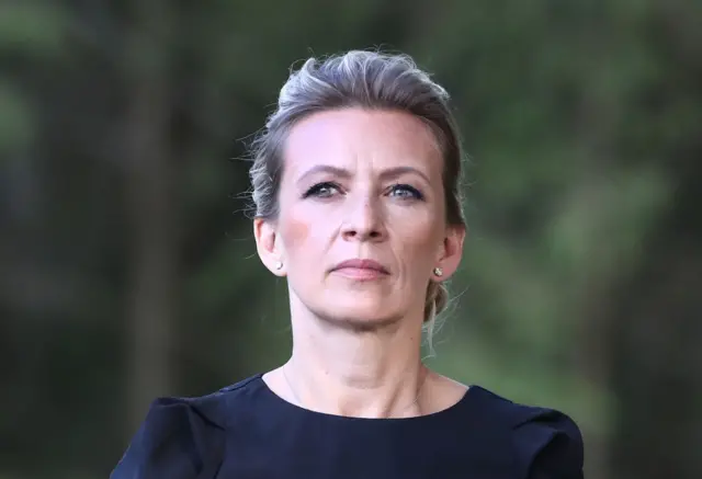 रूसी विदेश मंत्रालय की प्रवक्ता मारिया ज़ाखरोवा