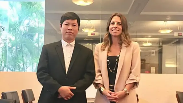 Ông Trịnh Bá Phương gặp gỡ các viên chức tòa Đại sứ Mỹ tại Hà Nội hôm 06/02/2020 liên quan vụ tập kích Đồng Tâm một tháng trước đó.