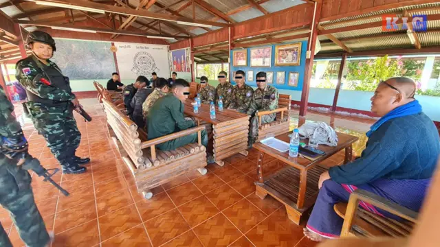 ဖမ်းမိထားတဲ့စစ်ကောင်စီတပ်ဖွဲ့ဝင်တွေကို KNU က ကောင်းမွန်စွာလက်ခံထား
