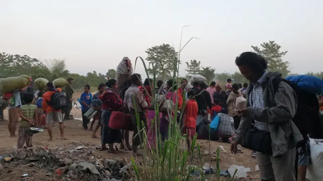 စစ်ဘေးရှောင်ပြည်သူတွေထပ်မံထွက်ပြေးနေကြရ