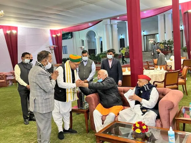 मुलायम सिंह यादव और मोहन भागवत