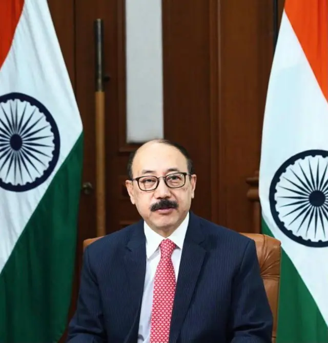 India's Foreign Secretary Harsh Vardhan Shringla