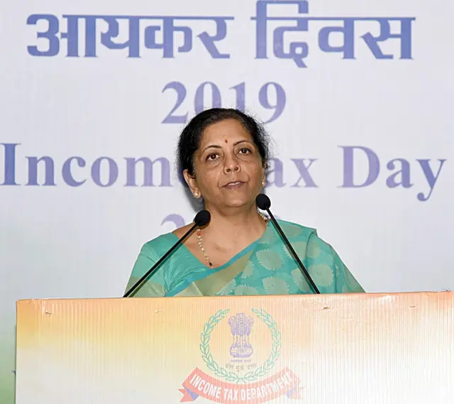वित्त मंत्री निर्मला सीतारमण