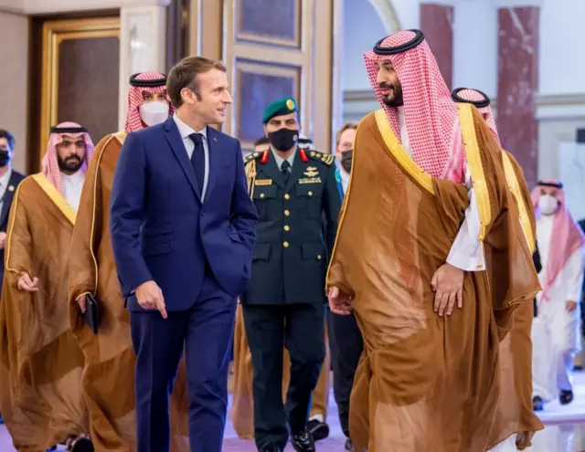 ماكرون و محمد بن سلمان