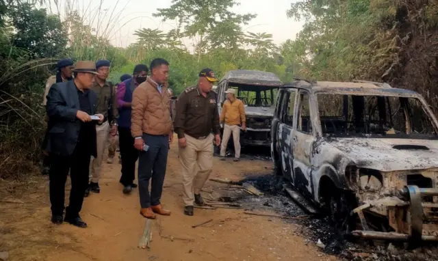 अधिकारियों ने घटना स्थल का दौरा किया