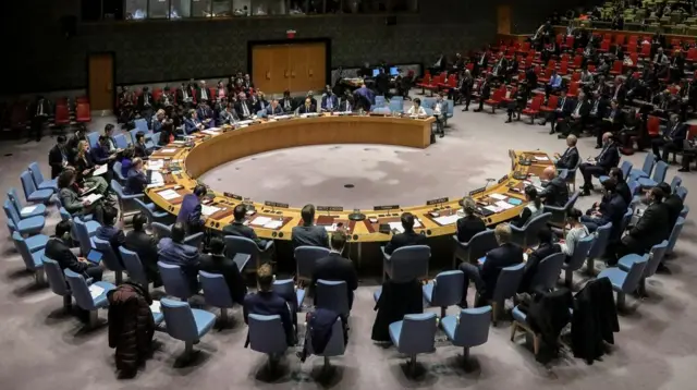 နိုင်ငံတော်တိုင်ပင်ခံပုဂ္ဂိုလ်ဒေါ်အောင်ဆန်းစုကြည်နဲ့ သမ္မတဦးဝင်းမြင့်တို့ ထောင်ဒဏ်ချမှတ်ခံရမှုကို အလွန်စိုးရိမ်ကြောင်း ကုလလုံခြုံရေးကောင်စီပြော