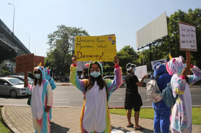 Yangon Protest